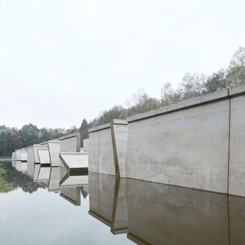 Kunstwerk Deltawerk in Flevoland